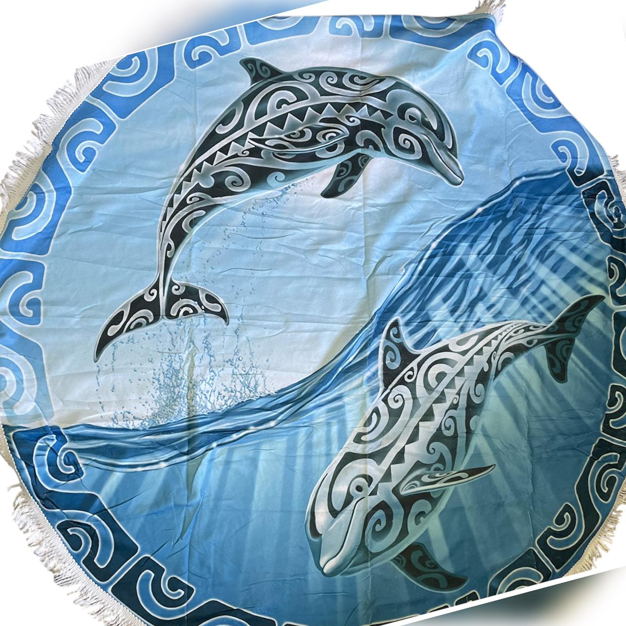 Toallas Redondas Microfibra 150 cms diferentes diseños