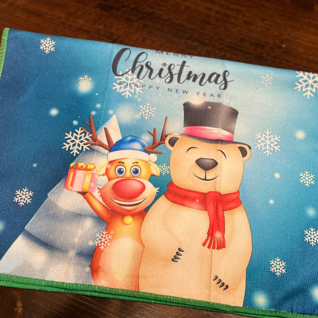 Paños de cocina navidad de microfibra 60x40cms
