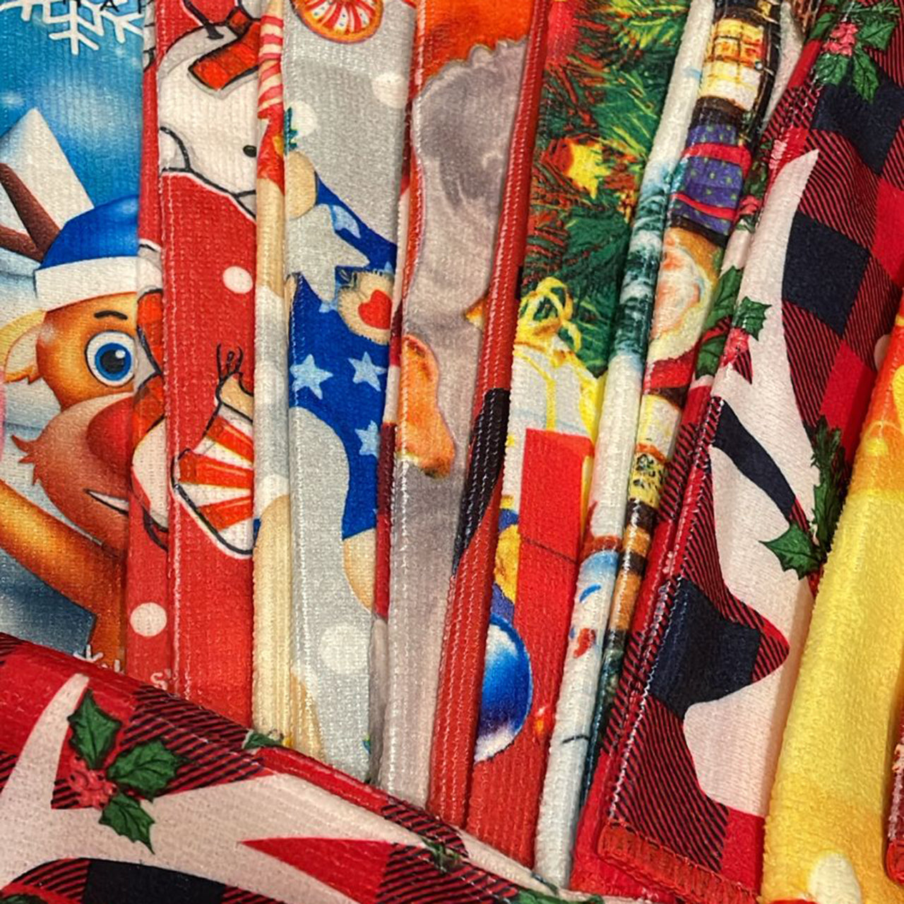 Paños de cocina navidad de microfibra 60x40cms