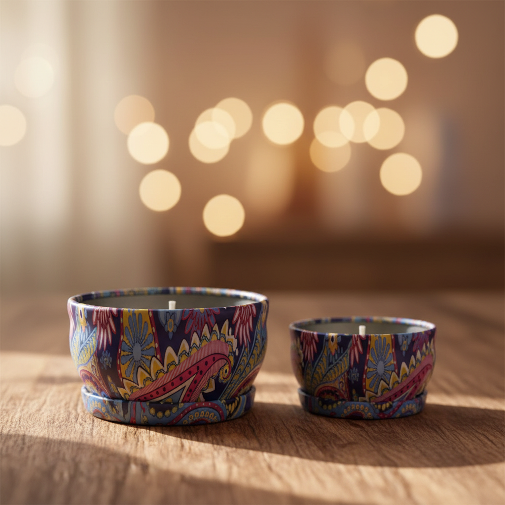Velas Aromáticas Lata Decorativa